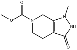 6H-PYRAZOLO[3,4-C]PYRIDINE-6-CARBOXYLIC ACID, 1,4,5,7-TETRAHYDRO-3-HYDROXY-1-METHYL-, METHYL ESTER