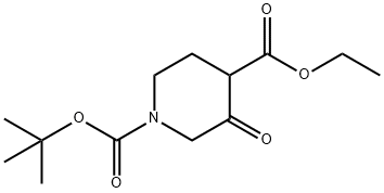 1-N-叔丁氧羰基-3-氧代哌啶-4-甲酸乙酯
