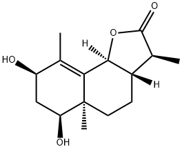 (3S)-3aα,4,5,5a,6,7,8,9bα-Octahydro-6α,8α-dihydroxy-3β,5aα,9-trimethylnaphtho[1,2-b]furan-2(3H)-one