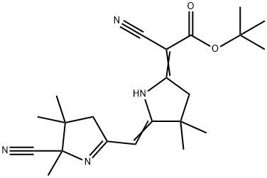 tert-Butyl (2E)-cyano((5Z)-5-[(2-cyano-2,3,3-trimethyl-3,4-dihydro-2H- pyrrol-5-yl)methylene]-4,4-dimethylpyrrolidinylidene)ethanoate