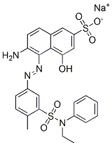 6-氨基-5-[[3-[(乙苯氨基)磺酰]-4-甲苯基]偶氮]-4-羟基-2-萘磺酸钠