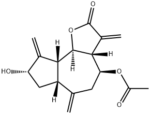 (3aS)-4α-Acetoxy-8β-hydroxy-3,6,9-tris(methylene)-3aα,4,5,6,6aα,7,8,9,9aα,9bβ-decahydroazuleno[4,5-b]furan-2(3H)-one