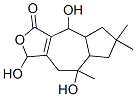 4,4a,5,6,7,7a,8,9-Octahydro-1,4,8-trihydroxy-6,6,8-trimethylazuleno[5,6-c]furan-3(1H)-one