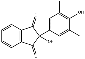 1,3-Indandione, 2-(3,5-dimethyl-p-hydroxyphenyl)-2-hydroxy-