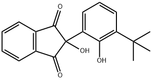 1,3-Indandione, 2-(3-tert-butyl-2-hydroxyphenyl)-2-hydroxy-