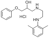 1-Phenoxy-3-((2-(2,6-xylidino)ethyl)amino)-2-propanol hydrochloride