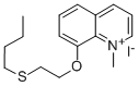 Quinolinium, 8-(2-(butylthio)ethoxy)-1-methyl-, iodide
