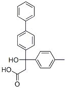 Hydracrylic acid, 3-(4-biphenylyl)-3-(p-tolyl)-, DL-