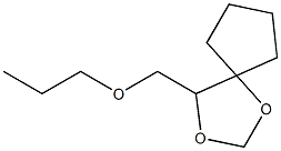 1,3-Dioxaspiro[4.4]nonane,4-(propoxymethyl)-(9CI)