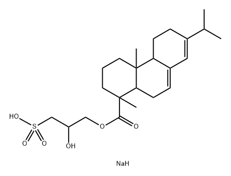 1,2,3,4,4a,4b,5,6,10,10a-Decahydro-1,4a-dimethyl-7-(1-methylethyl)-1-phenanthrenecarboxylic acid 2-hydroxy-3-(sodiosulfo)propyl ester