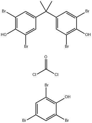 2,4,6-三溴苯氧基封端四溴双酚-A 碳酸酯齐聚物