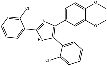 2,4-BIS-(2-CHLOROPHENYL)-5-(3,4-DIMETHOXYPHENYL)-IMIDAZOLE (CDI)