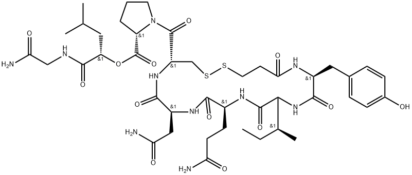oxytocin, deamino-(8-alpha-hydroxyisocaproic acid)-