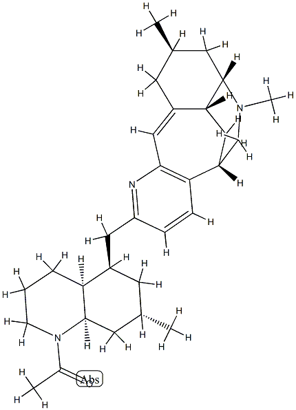 (4aS,5R,7S,8aR)-1-Acetyl-5-[[(5S)-6,6aα,7,8,9,10-hexahydro-9α,12-dimethyl-7β,5β-(iminomethano)-5H-benzo[5,6]cyclohepta[1,2-b]pyridin-2-yl]methyl]decahydro-7-methylquinoline