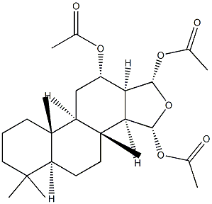 (13α)-12α,15α,17α-Triacetoxy-4,4,8-trimethyl-18-nor-16-oxa-5α-androstane