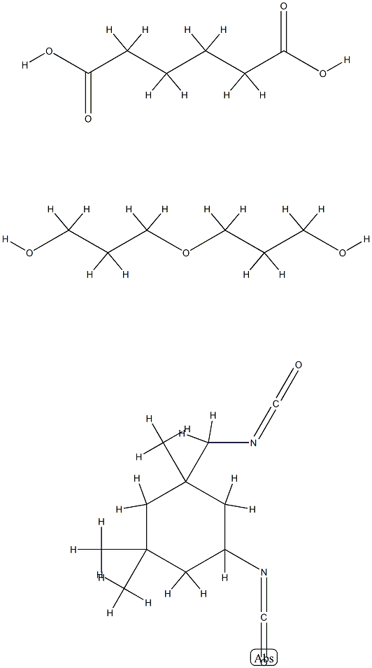 Hexanedioic acid, polymer with 5-isocyanato-1-(isocyanatomethyl)-1,3,3-trimethylcyclohexane and oxybispropanol
