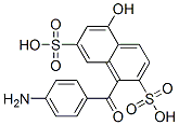 4-aminobenzoyl-5-hydroxynaphthalene-2,7-disulphonic acid
