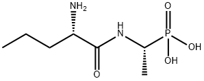 Phosphonic acid, (1-((2-amino-1-oxopentyl)amino)ethyl)-, (R-(R*,S*))-