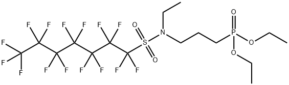 [3-[Ethyl[(pentadecafluoroheptyl)sulfonyl]amino]propyl]phosphonic acid diethyl ester