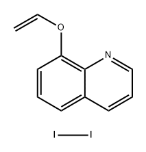 8-ethenoxyquinoline, molecular iodine