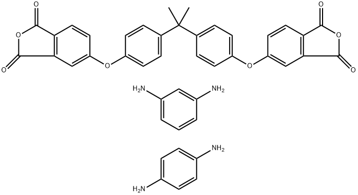1,3-Isobenzofurandione, 5,5-(1-methylethylidene)bis(4,1-phenyleneoxy)bis-, polymer with 1,3-benzenediamine and 1,4-benzenediamine