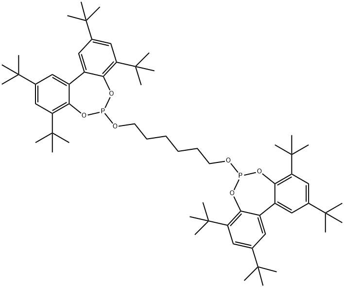 6,6'-[1,6-Hexanediylbis(oxy)]bis[2,4,8,10-tetrakis(1,1-dimethylethyl)dibenzo[d,f][1,3,2]dioxaphosphepin]