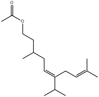 (E)-3,9-Dimethyl-6-isopropyl-5,8-decadien-1-ol acetate