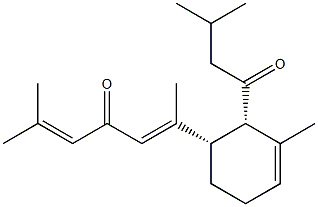 (5E)-2-Methyl-6-[(1S)-3-methyl-2α-(3-methyl-1-oxobutyl)-3-cyclohexen-1α-yl]-2,5-heptadien-4-one