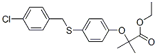ethyl 2-[4-[(4-chlorophenyl)methylsulfanyl]phenoxy]-2-methyl-propanoat e