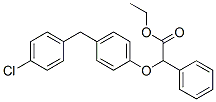 ethyl 2-[4-[(4-chlorophenyl)methyl]phenoxy]-2-phenyl-acetate