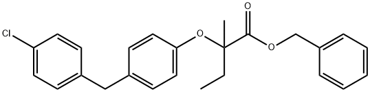 benzyl 2-[4-[(4-chlorophenyl)methyl]phenoxy]-2-methyl-butanoate
