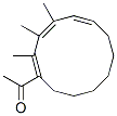 1-[(1E,3Z,5Z)-2,3,4-trimethyl-1-cyclododeca-1,3,5-trienyl]ethanone