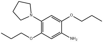 2,5-Dipropoxy-4-(1-pyrrolidinyl)benzenamine