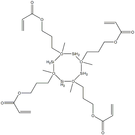 (2,4,6,8-tetramethylcyclotetrasiloxane-2,4,6,8-tetrayl)tetrakis(propane-1,3-diyl) tetraacrylate