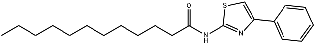 N-(4-Phenyl-2-thiazolyl)dodecanamide
