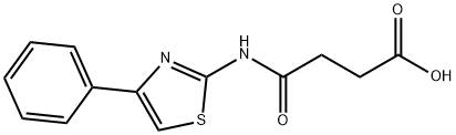 (Z)-4-oxo-4-((4-phenylthiazol-2(3H)-ylidene)amino)butanoic acid