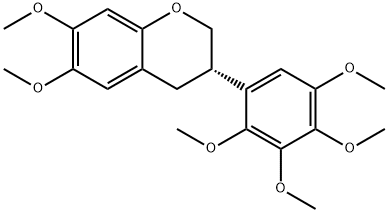 (S)-3,4-Dihydro-6,7-dimethoxy-3-(2,3,4,5-tetramethoxyphenyl)-2H-1-benzopyran