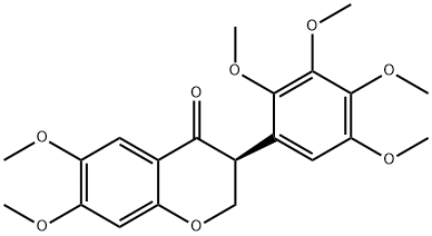 (S)-6,7-Dimethoxy-3-(2,3,4,5-tetramethoxyphenyl)-2H-1-benzopyran-4(3H)-one