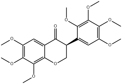 (S)-6,7,8-Trimethoxy-3-(2,3,4,5-tetramethoxyphenyl)-2H-1-benzopyran-4(3H)-one