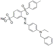 3-[[4-[Ethyl(phenylmethyl)amino]phenyl]azo]-4-[(4-methylphenyl)sulfonyl]benzenesulfonic acid sodium salt