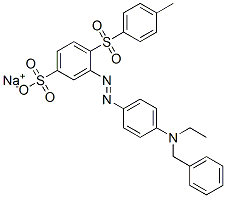 sodium 3-[[4-[ethyl(phenylmethyl)amino]phenyl]azo]-4-[(4-methylphenyl)sulphonyl]benzenesulphonate