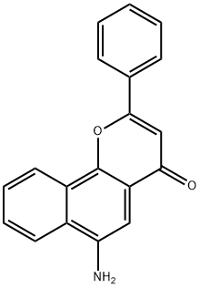 4H-Naphtho[1,2-b]pyran-4-one,6-amino-2-phenyl-(9CI)