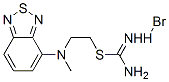 2-(8-thia-7,9-diazabicyclo[4.3.0]nona-2,4,6,9-tetraen-2-ylmethylamino) ethylsulfanylmethanimidamide hydrobromide