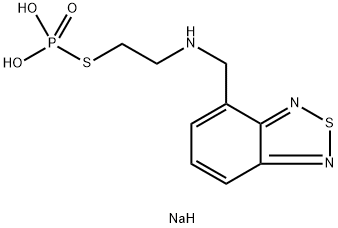 disodium 1-(hydroxy-oxido-phosphoryl)-2-(8-thia-7,9-diazabicyclo[4.3.0 ]nona-2,4,6,9-tetraen-2-ylmethylamino)ethanethiolate