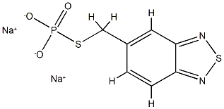 Phosphorothioic acid S-[(2,1,3-benzothiadiazol-SIV-5-yl)methyl]O,O-disodium salt
