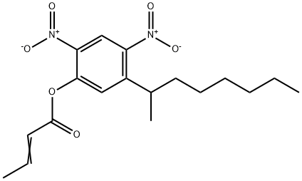 5-(1-methylheptyl)-2,4-dinitrophenyl 2-butenoate