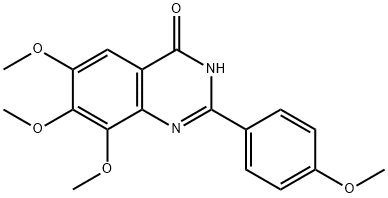 4(1H)-Quinazolinone,  6,7,8-trimethoxy-2-(4-methoxyphenyl)-  (9CI)