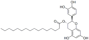 (2R-trans)-2-(3,4-dihydroxyphenyl)-3,4-dihydro-5,7-dihydroxy-2H-1-benzopyran-3-yl palmitate
