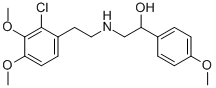 N-[2-羟基-2-(4-甲氧基苯基)乙基]-2-(2-氯-3,4-二甲氧基苯基)乙胺