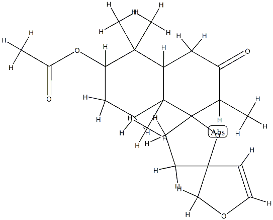 6''-Acetoxy-3',4',4''a,5'',6'',7'',8'',8''a-octahydro-2'',5'',5'',8''a-tetramethyldispiro[furan-3(2H),2'(5'H)-furan-5',1''(2''H)-naphthalen]-3''(4''H)-one